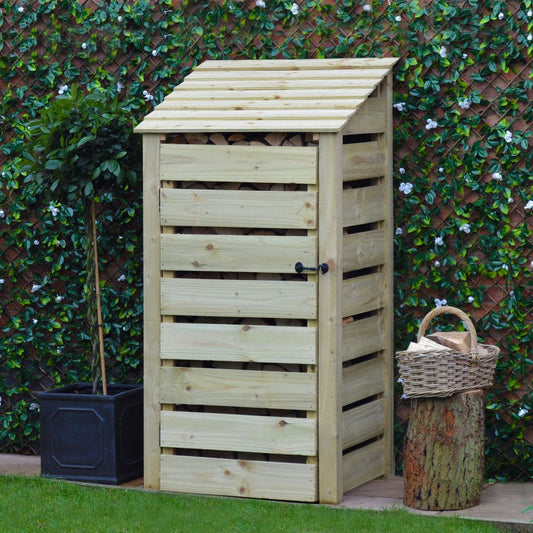 Chevin Log Store - 6ft Tall x 3ft Wide with Door
