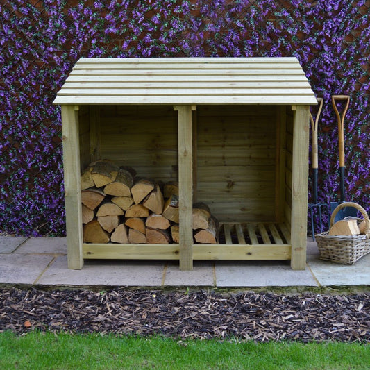 Grizedale Log Store - 4ft Tall x 5ft Wide