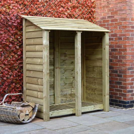Grizedale Log Store - 6ft Tall x 5ft Wide