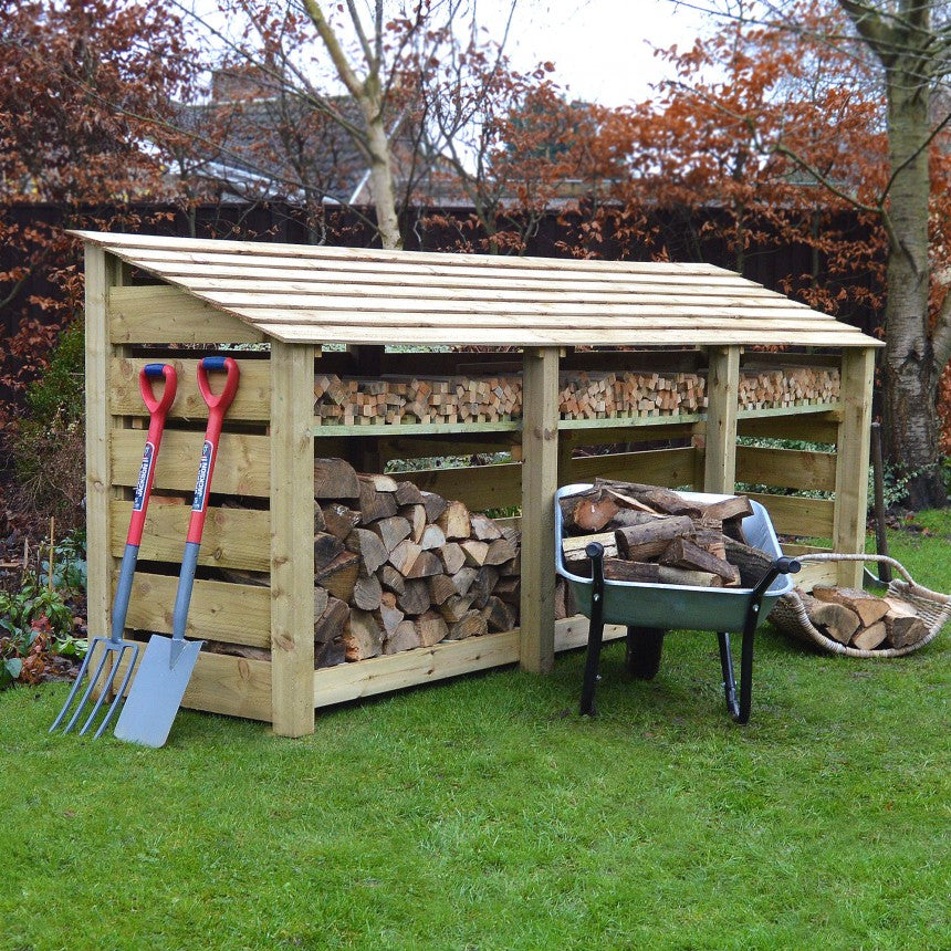 Kilburn Log Store - 4ft Tall x 11ft Wide