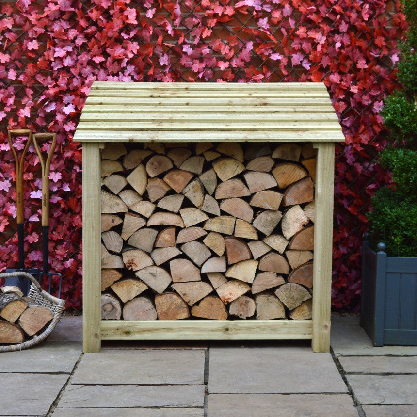 Gisburn Log Store - 4ft Tall x 4ft Wide