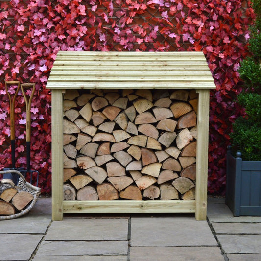 Gisburn Log Store - 4ft Tall x 4ft Wide