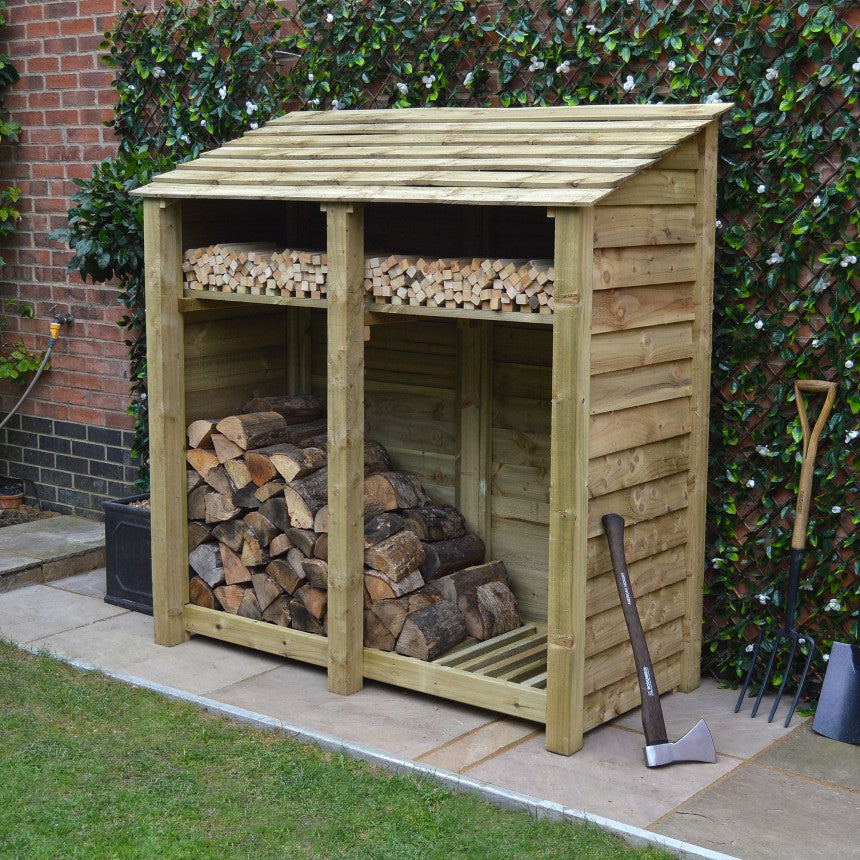 Stainburn Log Store - 6ft Tall x 6ft Wide