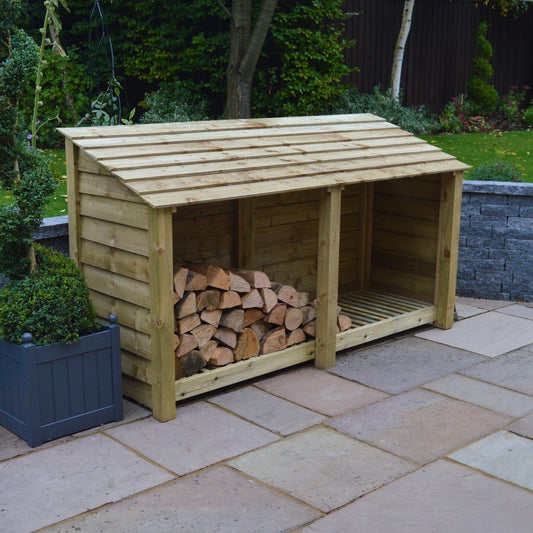 Dalby Log Store - 4ft Tall x 7ft Wide