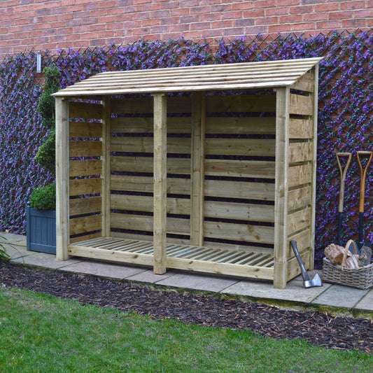 Dalby Log Store - 6ft Tall x 7ft Wide